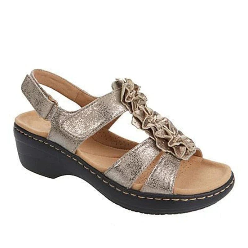 Goud / 35 Annelot | Elegante & Ondersteunende sandalen Mykozo