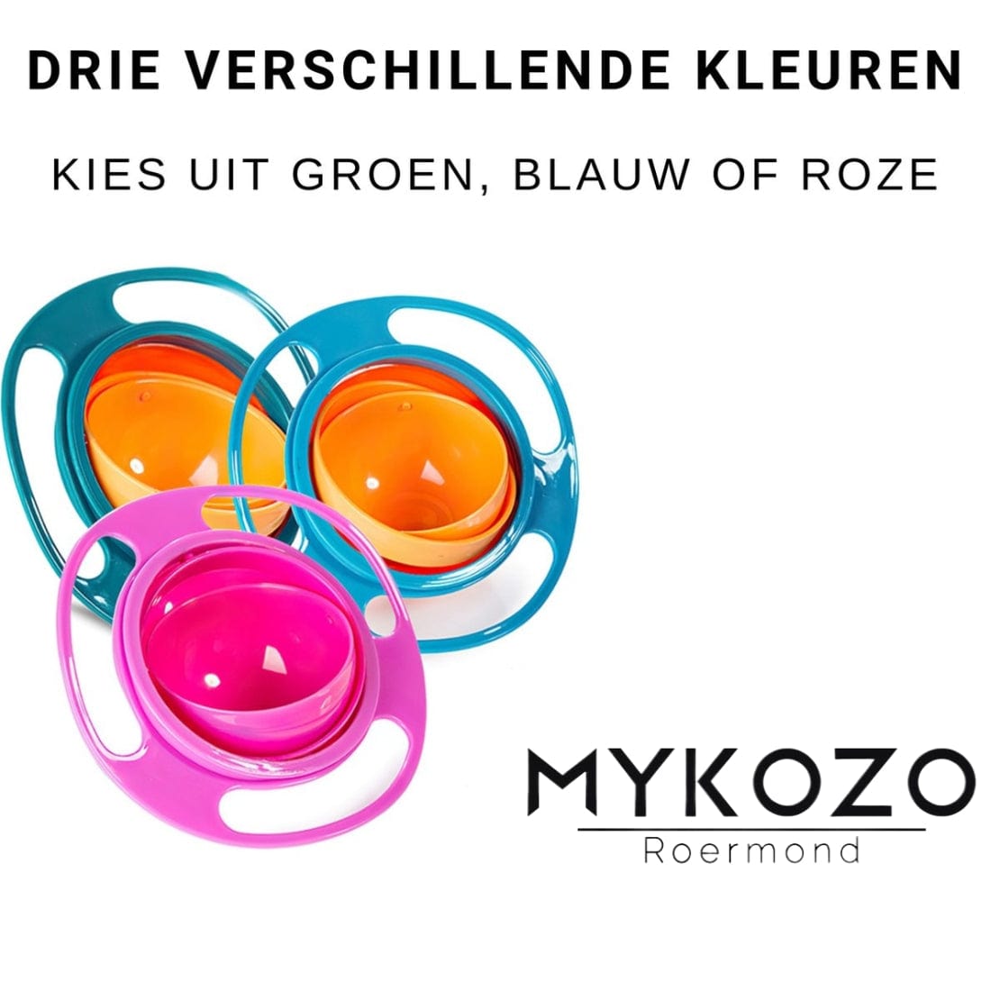 Blauw/Oranje AntiMessy™ - Knoei Maatje Mykozo