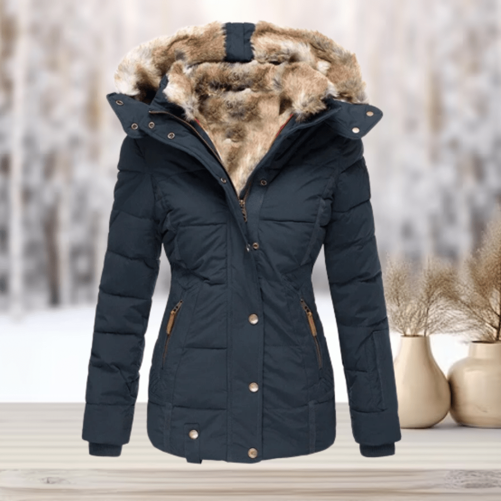 Coats & Jackets Donkerblauw / S Arctic | Comfy winterjas met capuchon Mykozo