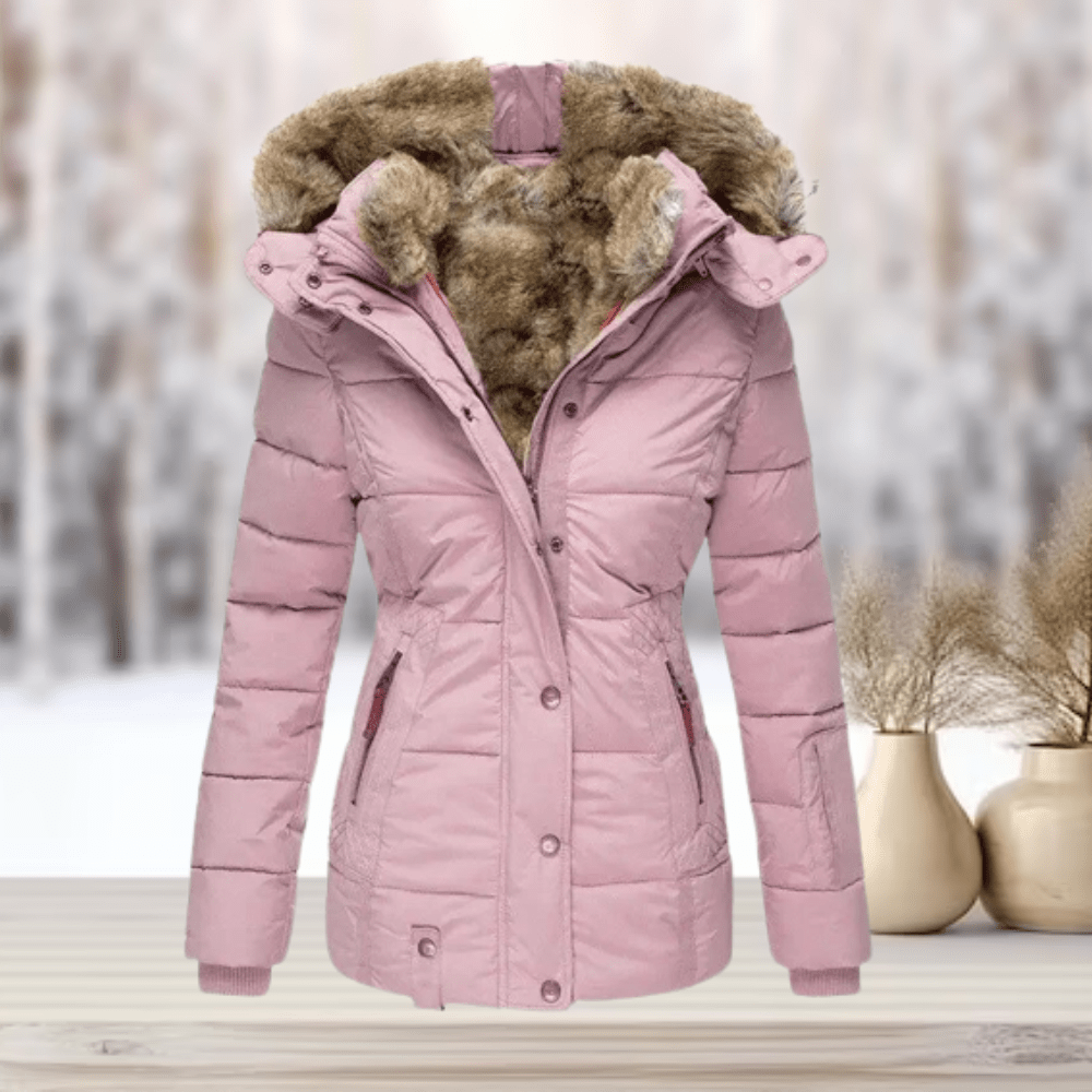 Coats & Jackets Roze / S Arctic | Comfy winterjas met capuchon Mykozo