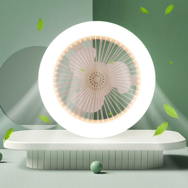 Hot Sale Beige AromaGlow LED FAN™ - Premium Multifunctionele LED Fan Diffuser Mykozo