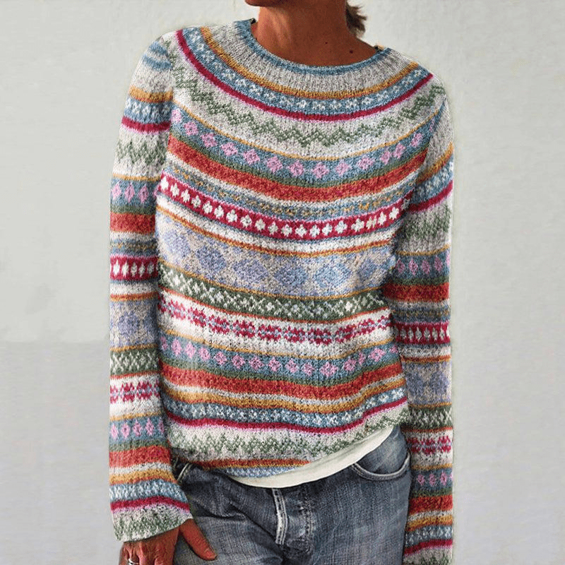 Sweater S Babette | Elegante Warme gevoerde trui Mykozo