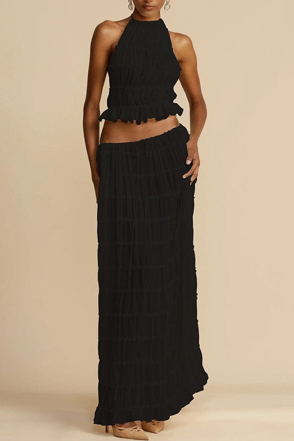 Bottoms Britta | Elegante stijlvolle maxi rok Mykozo