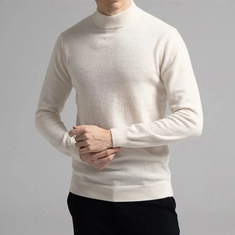 Sweater BUSCAS - Luxe Cashmere Coltrui Heren Mykozo