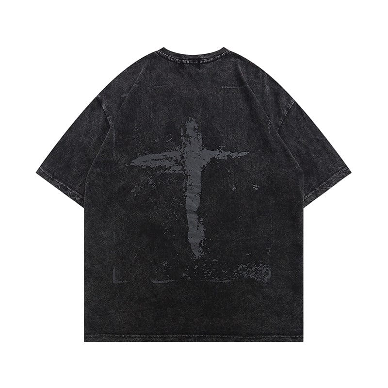 T-Shirt Black / M Casper - Relaxte Half Sleeve Shirt Mykozo