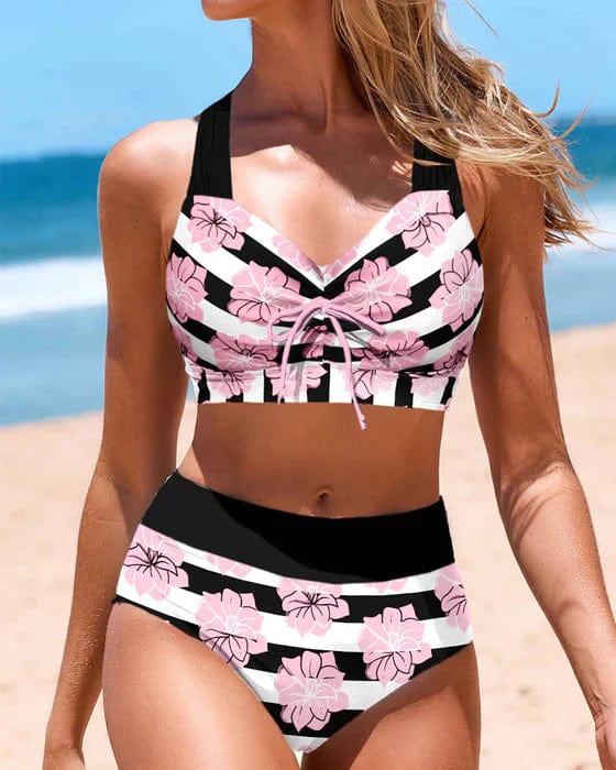 456 Roze / S Dorothea® | Trendy bikini's met een hoge taille Mykozo