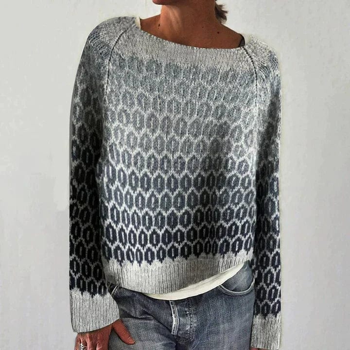 Sweater S Elinore | Elegante Stijlvolle trui met ronde hals Mykozo