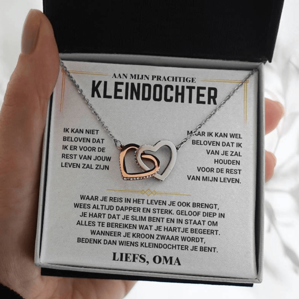 Standaard Era | Elegante Kleindochter/Moeder  Hart ketting Mykozo