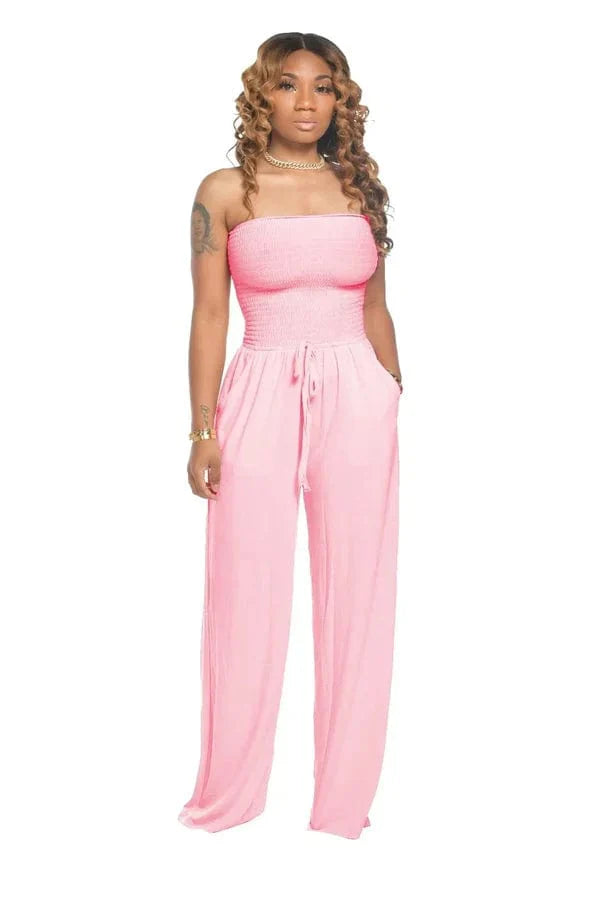 Roze / S Evelore | Comfortabele & Stijlvolle Jumpsuit Mykozo