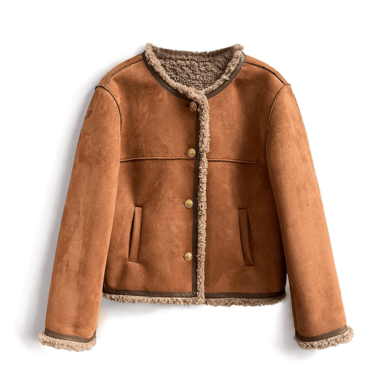 New Arrivals Freya | Elegante Sherpa dames winter jas Mykozo