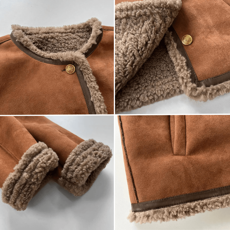 New Arrivals Freya | Elegante Sherpa dames winter jas Mykozo