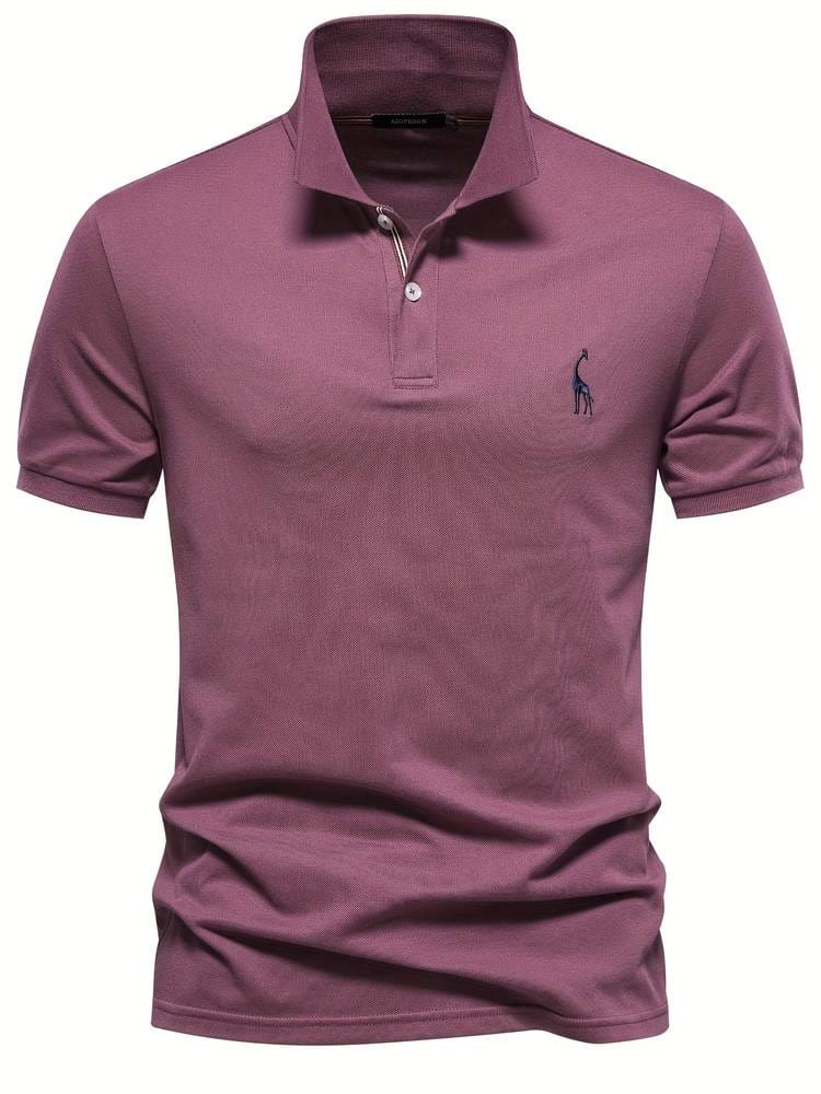 Bordeaux Rood / S Gennaro Napoli - Heren Polo Shirt | 50% Korting! Mykozo