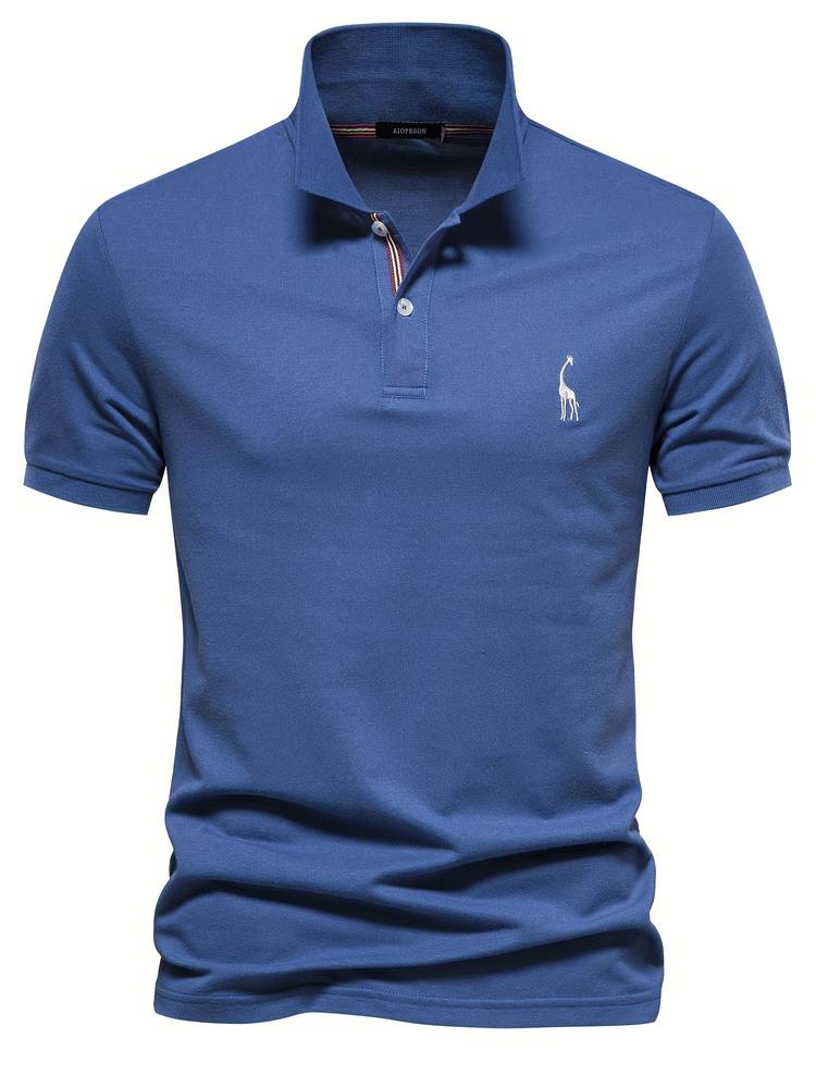 Blauw / S Gennaro Napoli - Heren Polo Shirt | 50% Korting! Mykozo