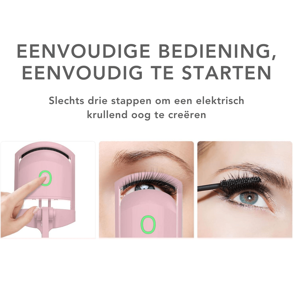 GlamLux - Elektrische Verwarmde Wimperkruller Mykozo