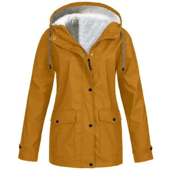 Coats & Jackets Khaki / S Hanne | Elegante outdoorjas met capuchon Mykozo