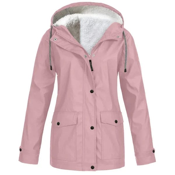 Coats & Jackets Roze / S Hanne | Elegante outdoorjas met capuchon Mykozo