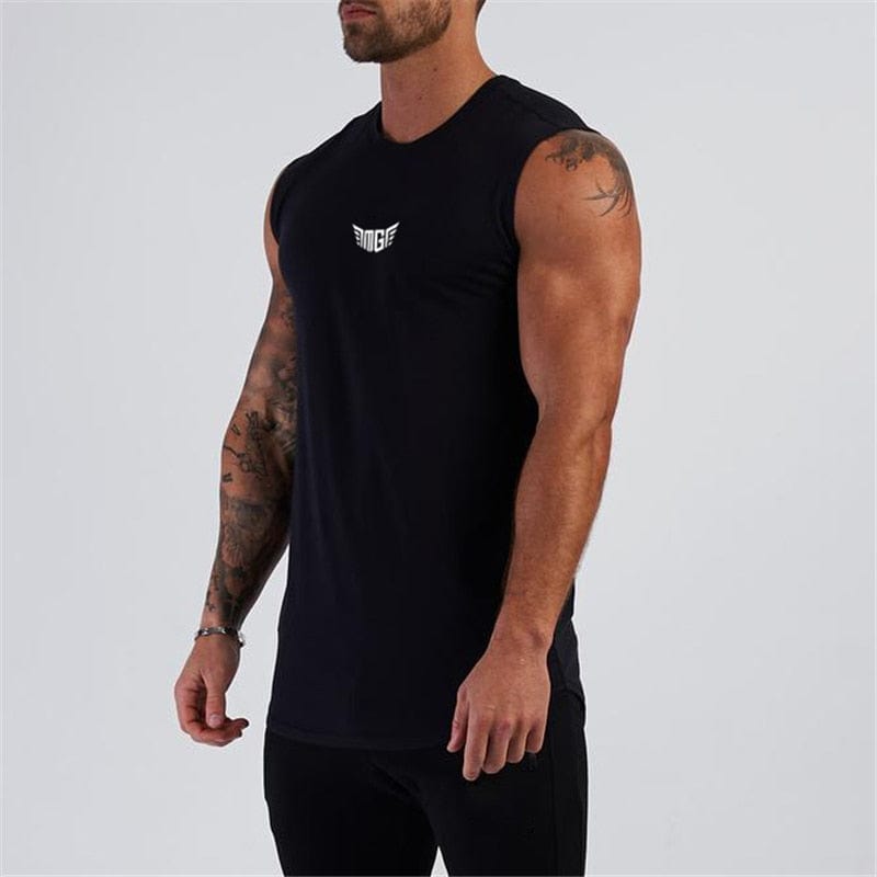 Tank Top Heren Compressie Sport Tanktop Mykozo