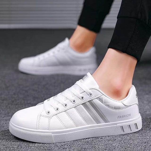 Schoenen White Grey / 39 Heren Fashion Schoenen Mykozo