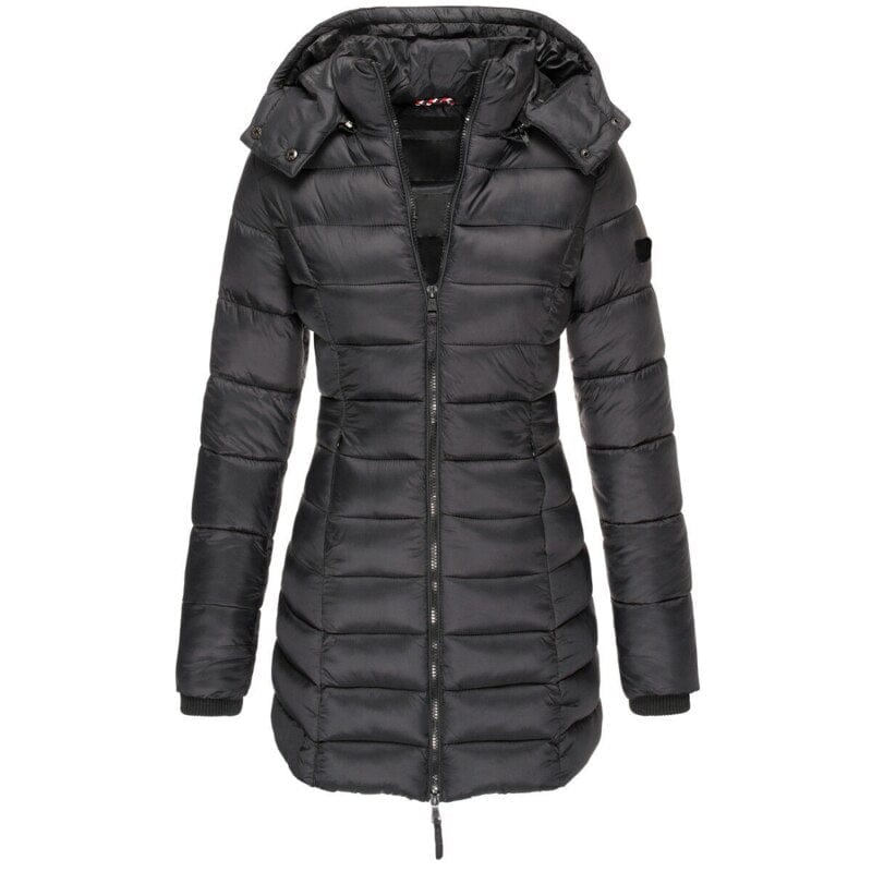 Coats & Jackets Zwart / S Jasmijn | Elegante Winterjas Mykozo