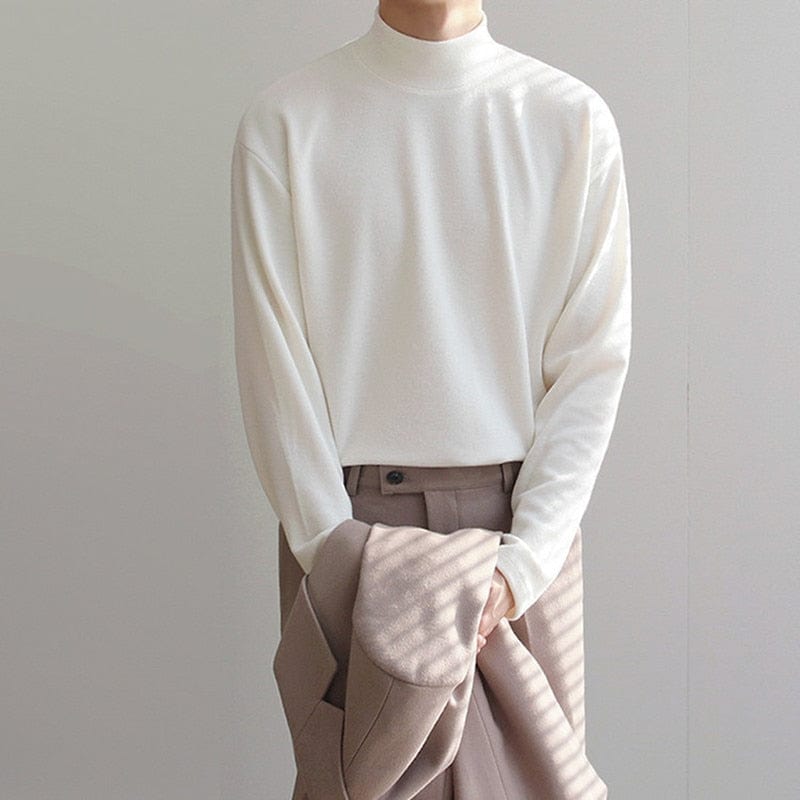 Sweater White / S Julian - Stijlvolle Coltrui Herentrui Mykozo