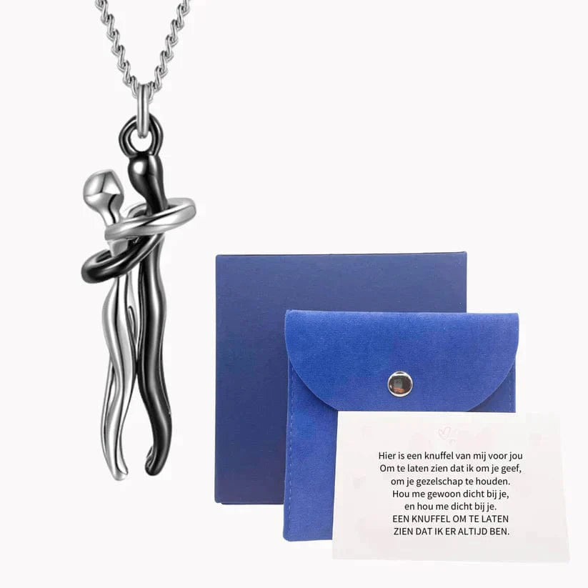 Fashion Zwart/Zilver / Alleen tas Knuffelketting - Het perfecte cadeau Mykozo