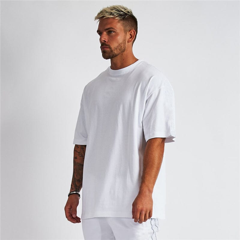 T-Shirt White / M Levi - Ruimvallend Korte Mouw T-shirt Mykozo