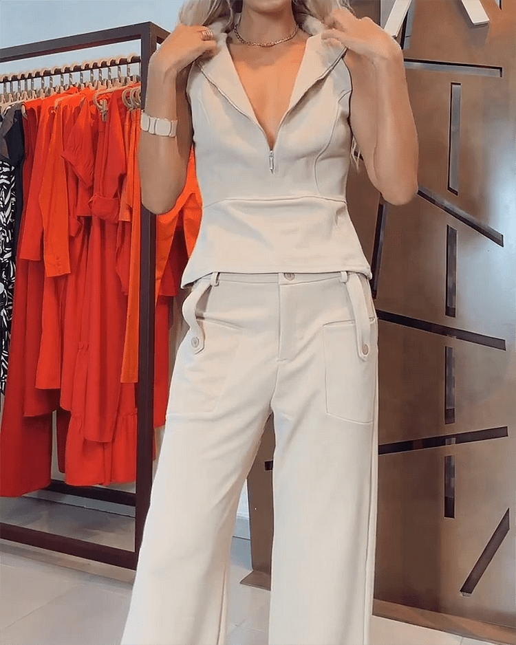 Mara | Comfy Rits Top & Broek Set Mykozo