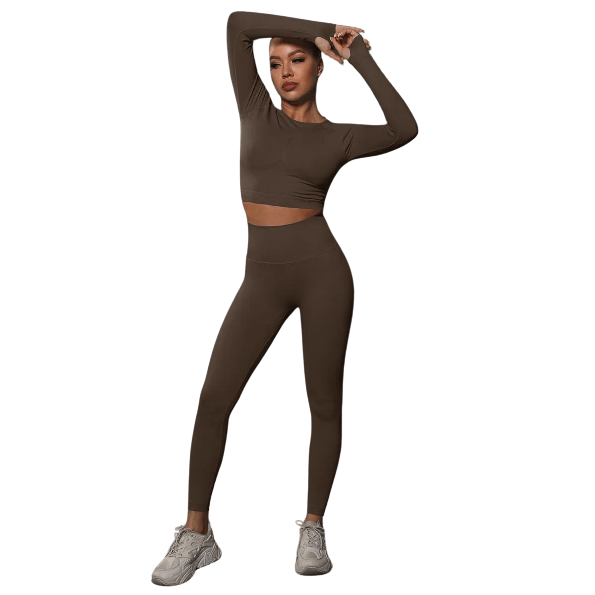 Bruin / S (36) / Legging+Top MayaFit™ - Sport Leggings + Top Mykozo