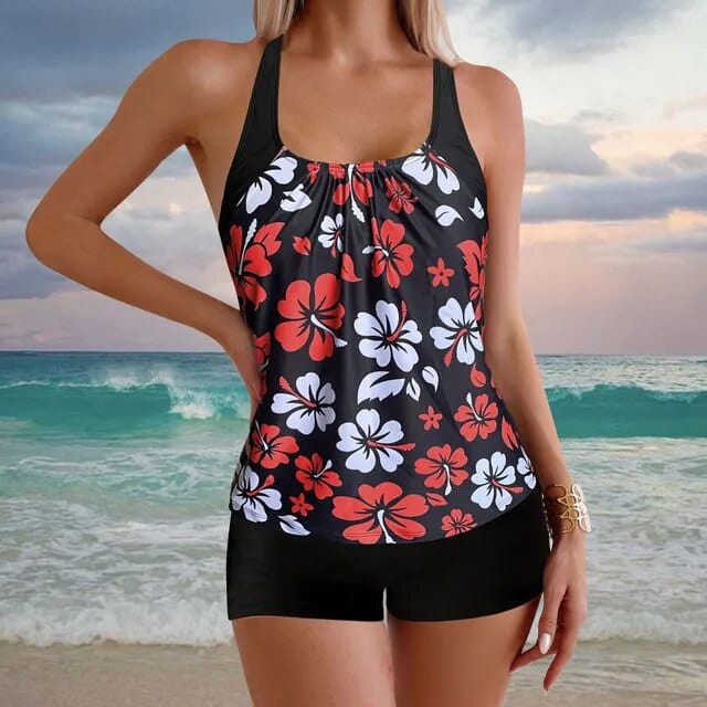 693 Rood / S Elsie® | Stijlvol en trendy tankini zwempak Mykozo