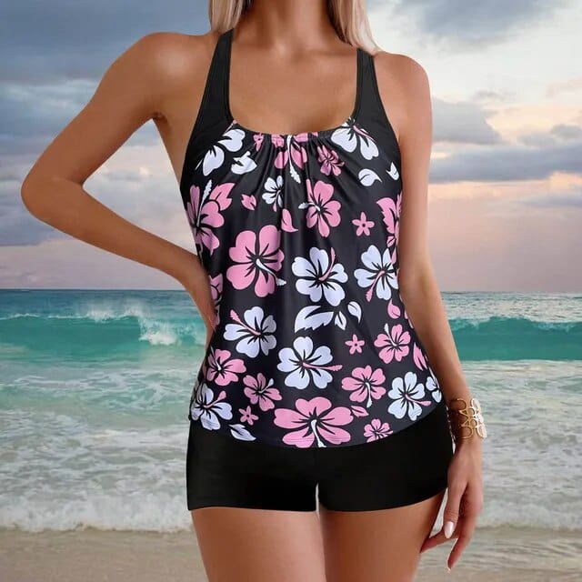 693 Roze / S Elsie® | Stijlvol en trendy tankini zwempak Mykozo