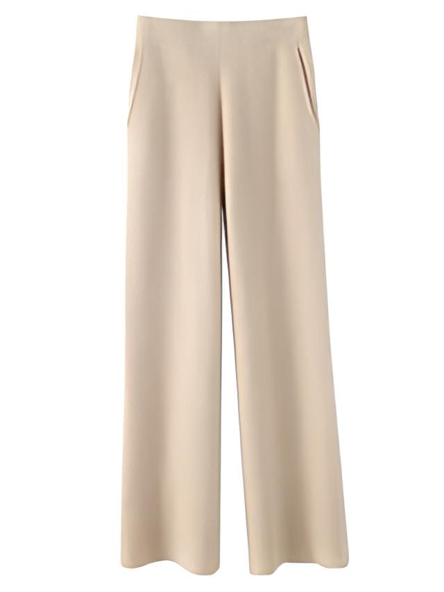 Beige / S Nicky | Comfy Warme en stijlvolle broek Mykozo