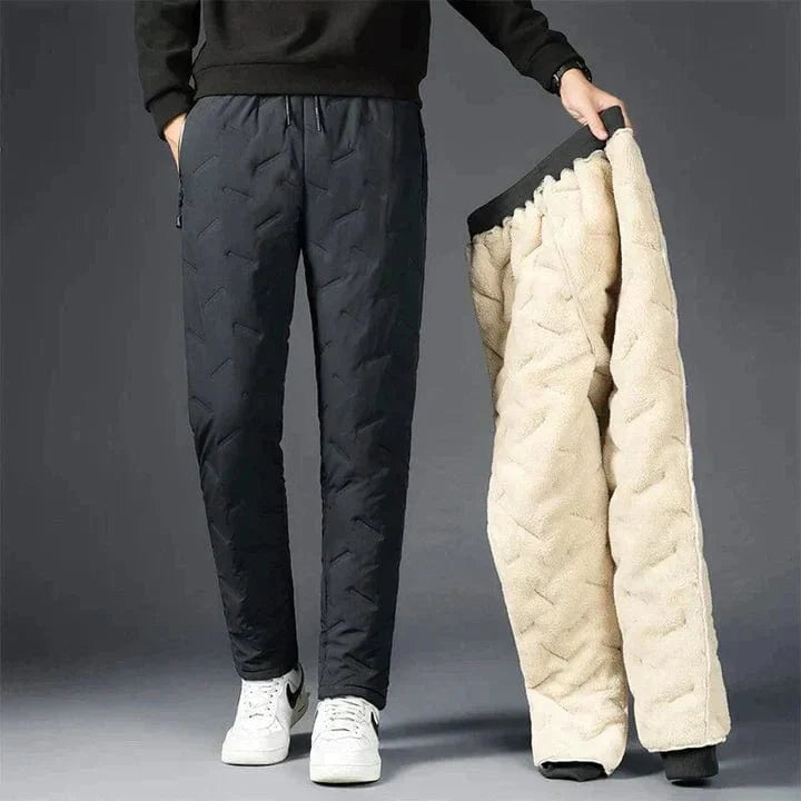 Grijs / XS SnugPants | Elegante Winddichte Broek Mykozo