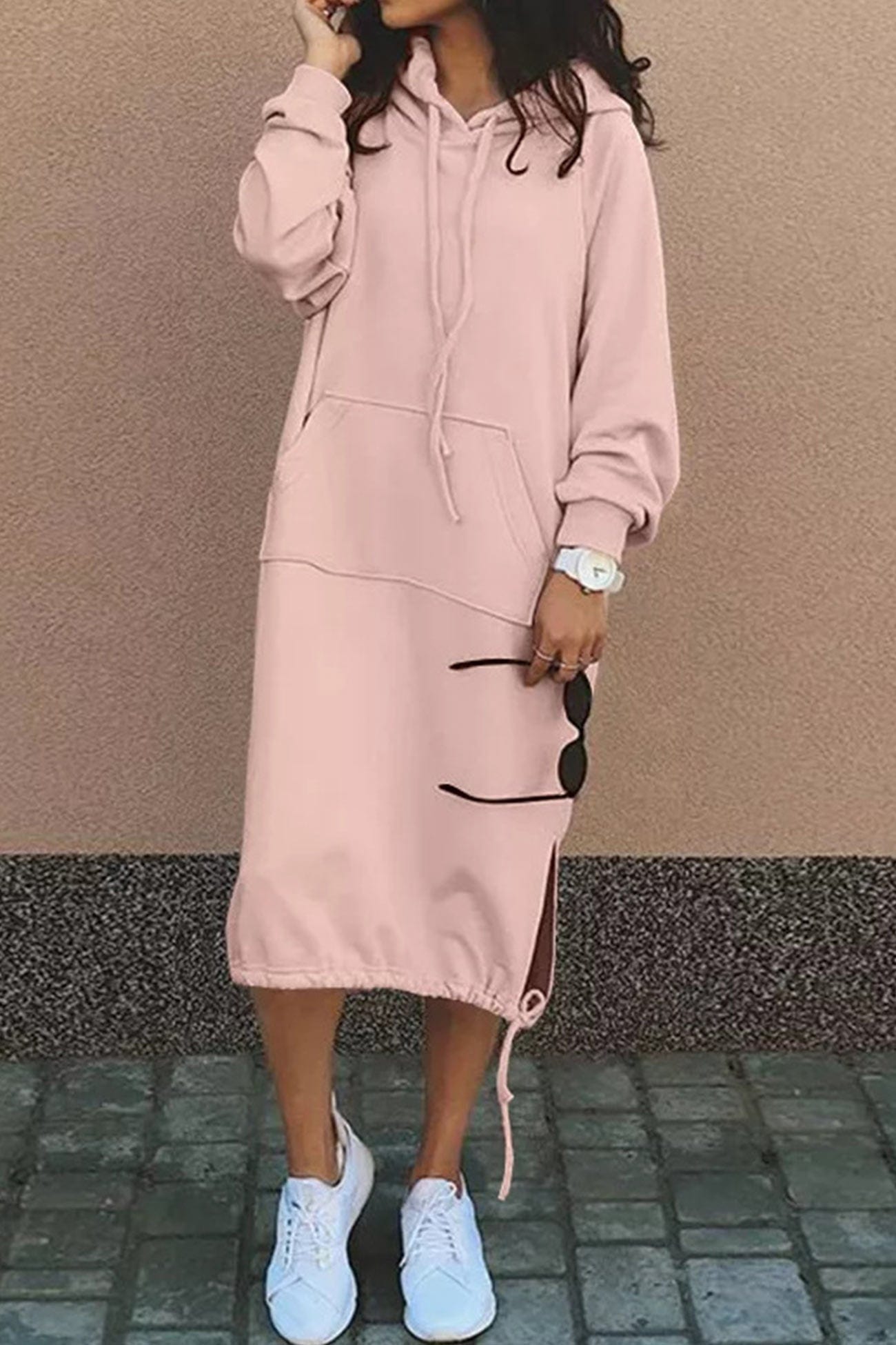 Hoodie Roze 1 / S Xanthea | Comfy Hooded Longe trui Mykozo