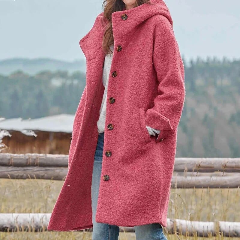 Jacket Roze / S Hadley | Elegante Dikke Winterjas voor Dames (Nieuwste Collectie) Mykozo