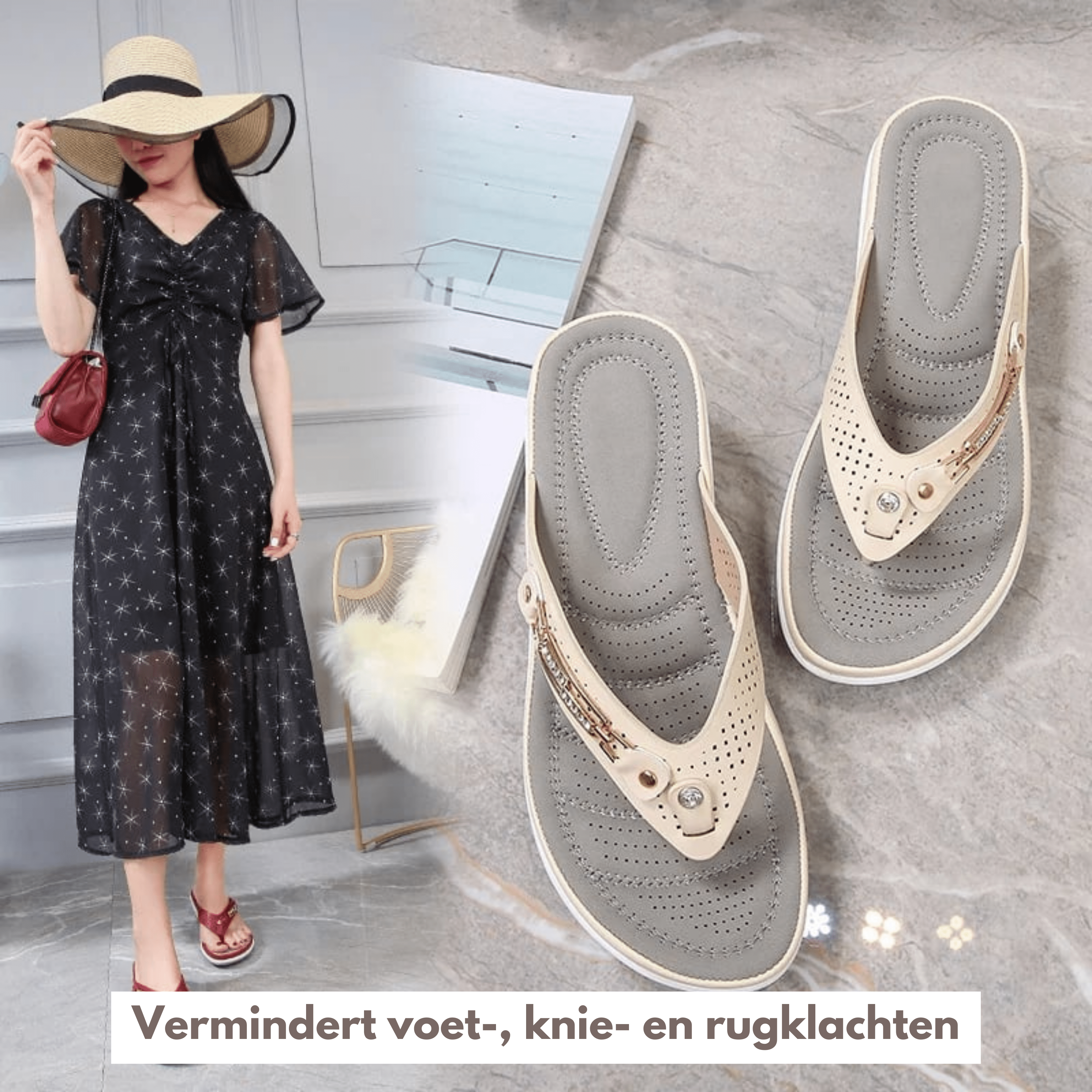 Kleidung & Accessoires Laura | Orthopedische slippers voor verlichting en ontspanning Mykozo