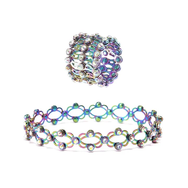 Regenboog Flaweless | Elegante Ring Armband (1 + 1 GRATIS) Mykozo