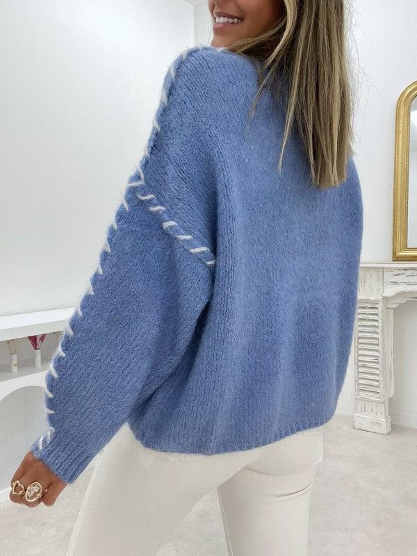 Sweater Veerle | Elegante warme en stijlvolle trui Mykozo