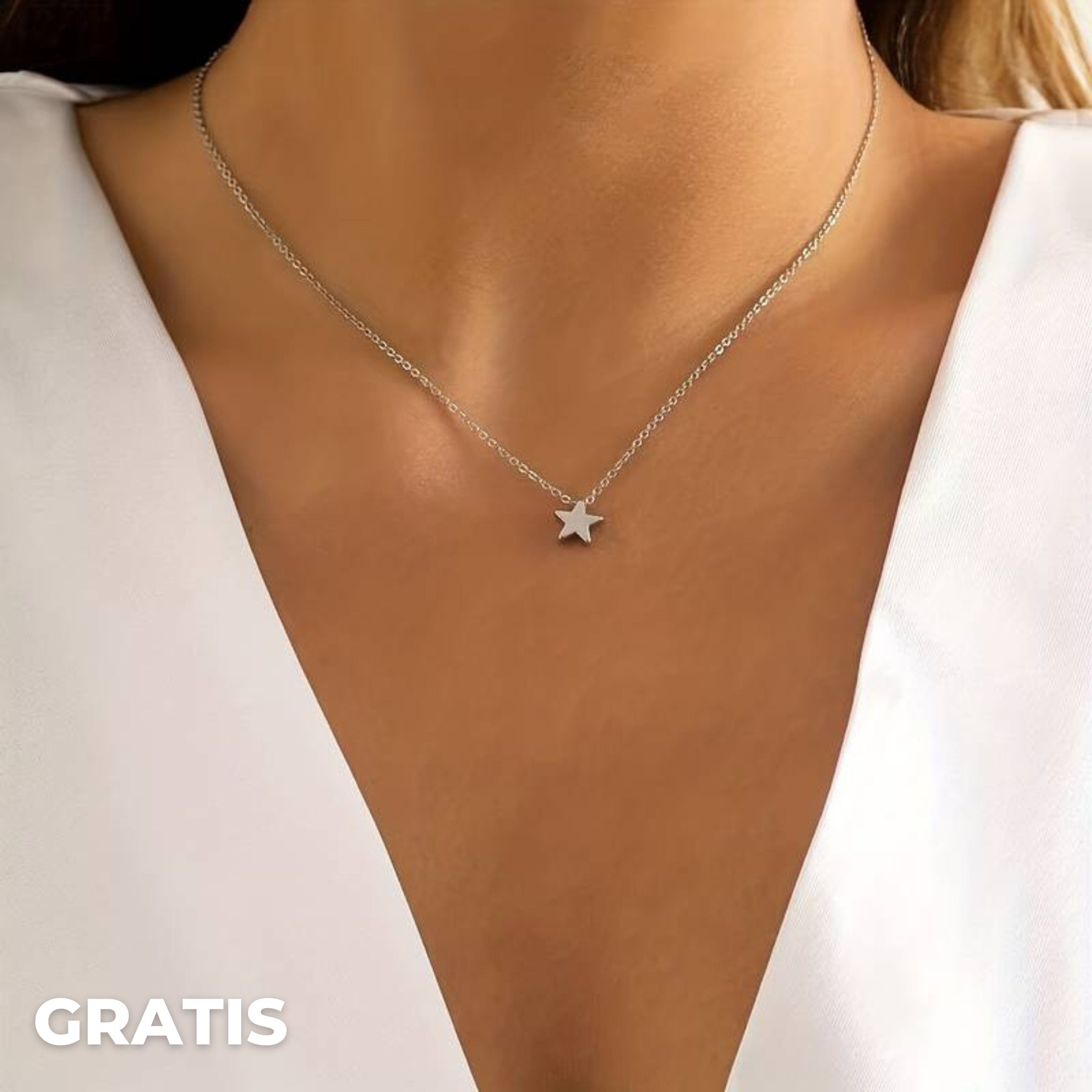 Zilver Isabella Sterretjes Ketting | Breng geluk naar je toe! Mykozo