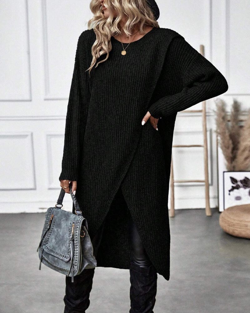 Sweaters & Cardigans Nadine | Comfy Stijlvolle Sweater jurk Mykozo