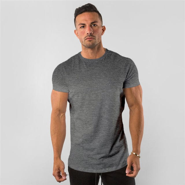 T-Shirt Dark Grey / M Nathan - Heren Gym T-Shirt Mykozo