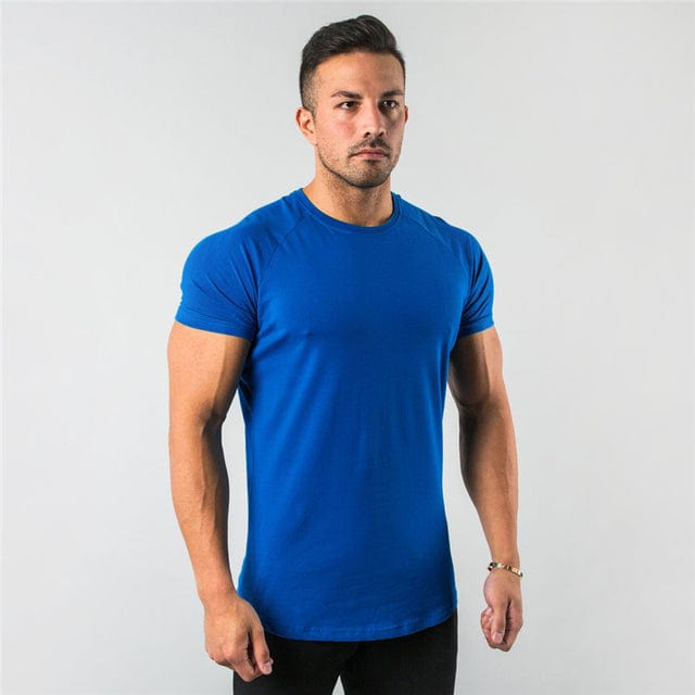 T-Shirt Blue / M Nathan - Heren Gym T-Shirt Mykozo