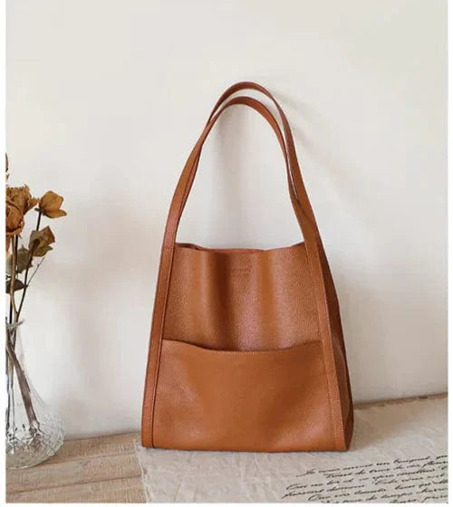 Best Sellers Simone | Elegante leren schouder tas Mykozo