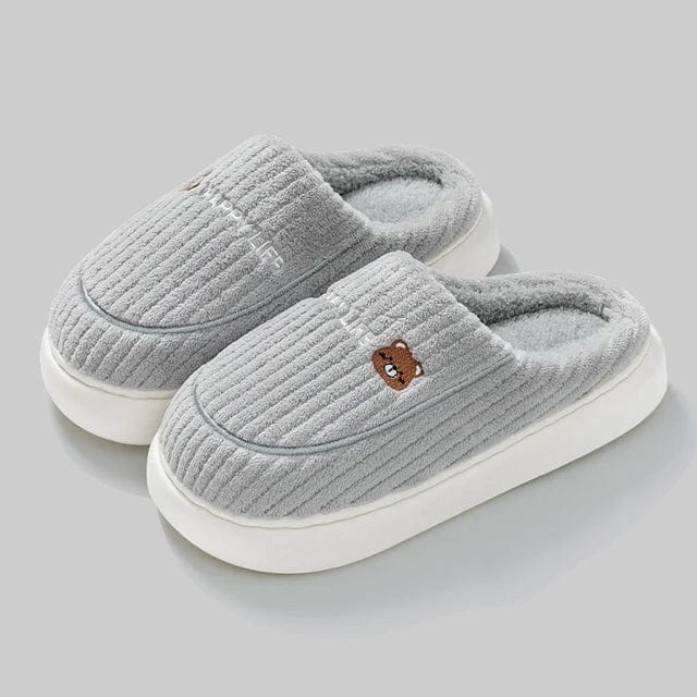 Grjis / 36-37 Strend | Comfy Slippers met zachte zool Mykozo