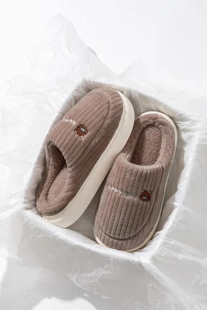 Chocolade / 36-37 Strend | Comfy Slippers met zachte zool Mykozo