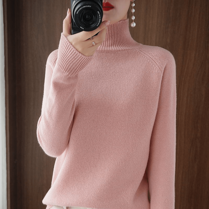 Pullover S Tamsin | Comfy Sweater met hoge hals Mykozo