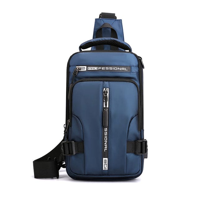 Tas Blue / 18cmx10cmx30cm Tristan- Compacte rugtas Mykozo