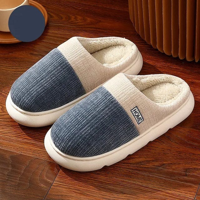 Marineblauw / 40-41 Wandel | Comfy Slippers met zachte zool Mykozo