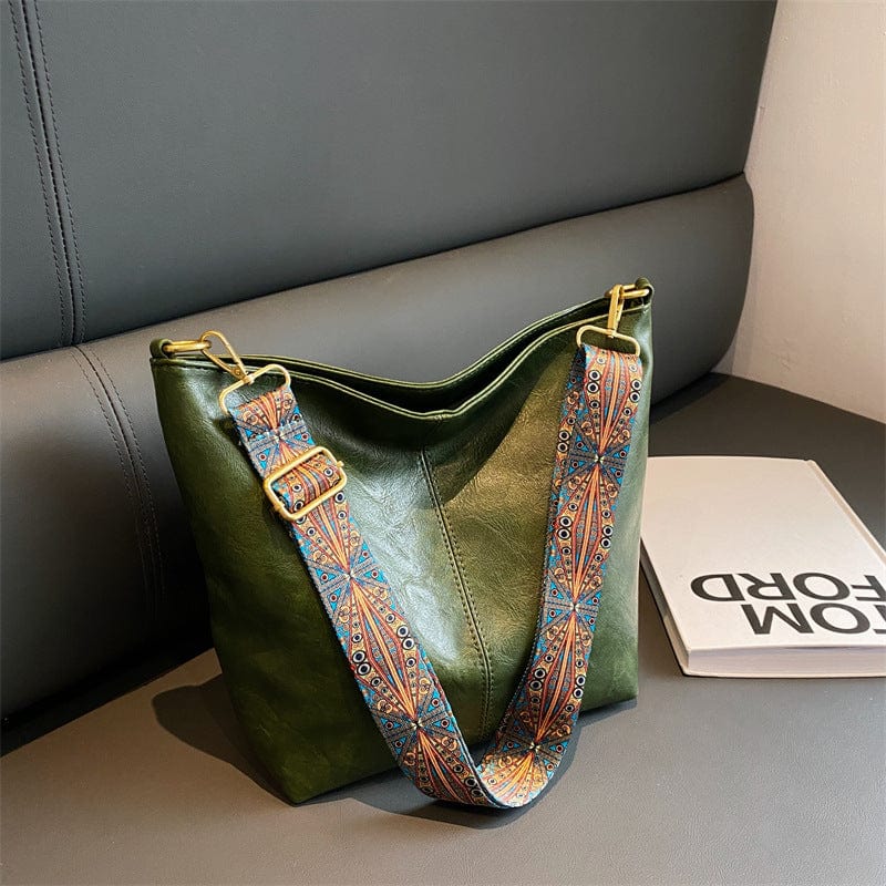 Best Sellers Groen Willemijn | Comfy Dames Leren Tas Mykozo