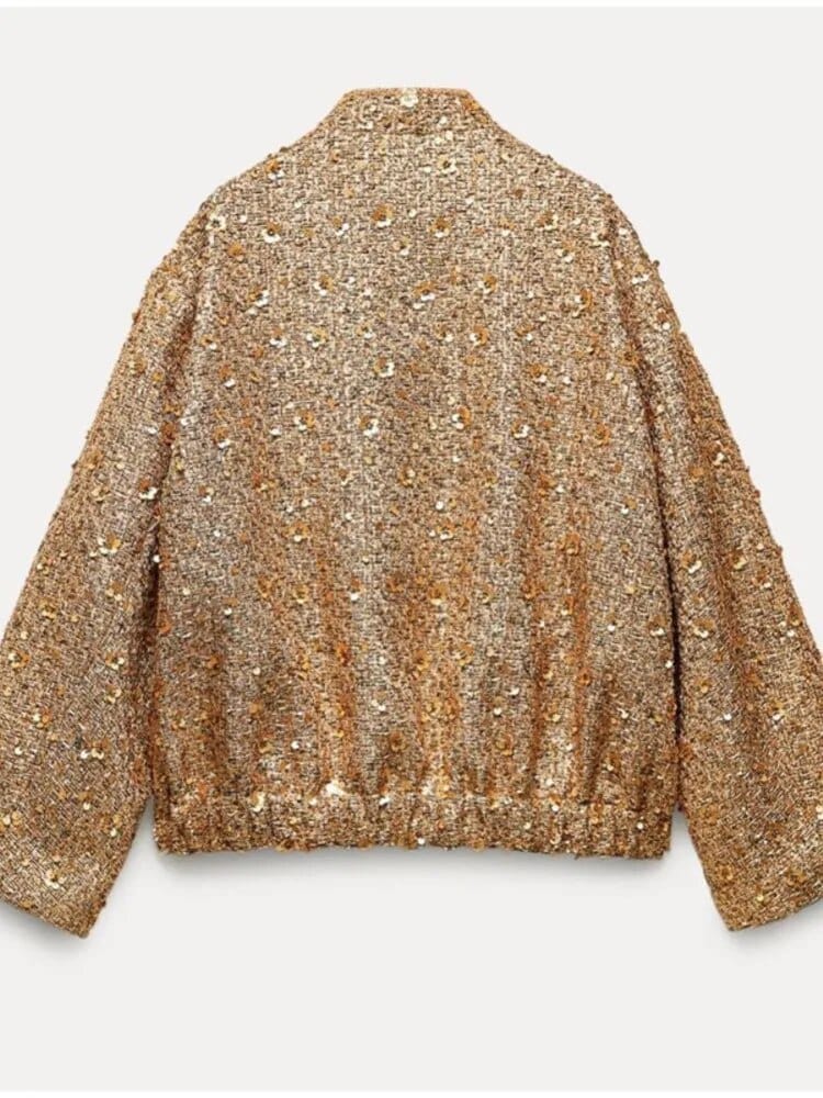 ZAYALA™ - Glitter Bomber Jacket Mykozo