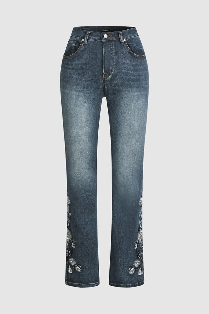 Zinnia | Elegante Jeans met middelste taille Mykozo